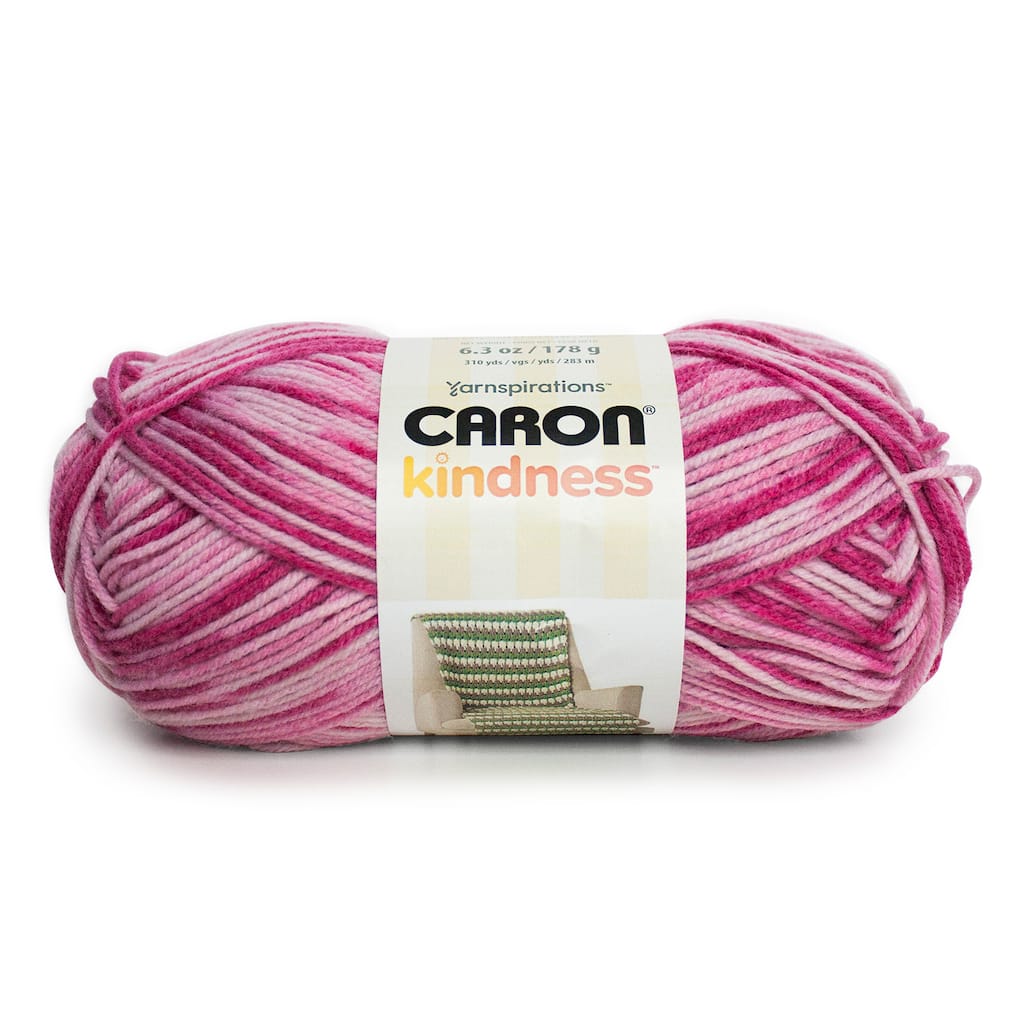 Caron Kindness Yarn, Variegated Twirling Caron Kindness Yarn, Variegated Twirling